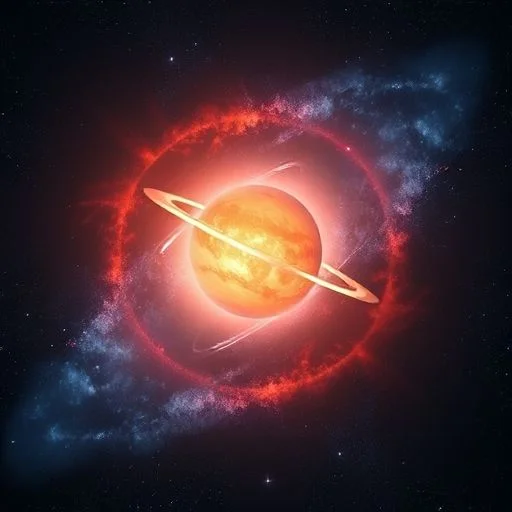 Subtle background texture of a faint nebula